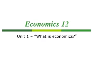 Economics 12