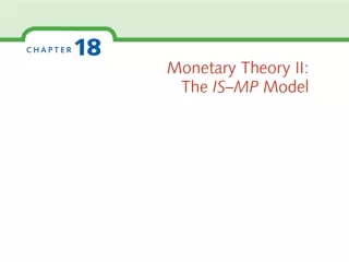 IS–MP model  consists of