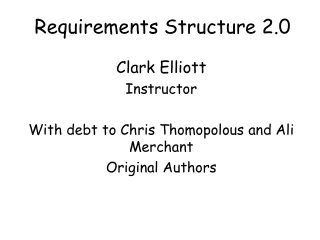 Requirements Structure 2.0