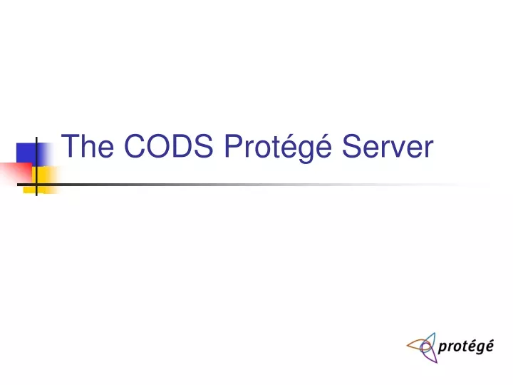 the cods prot g server