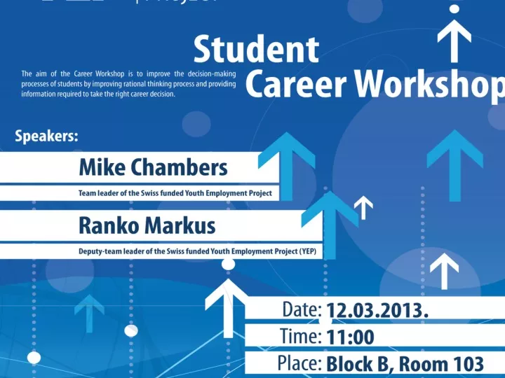 students career workshop mike chambers ranko marku