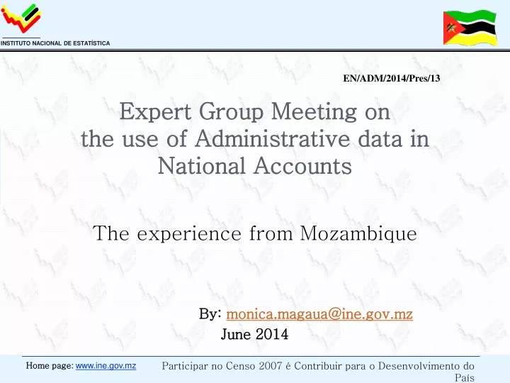 expert group meeting on the use of administrative data in national accounts
