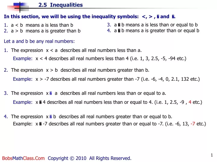 in this section we will be using the inequality