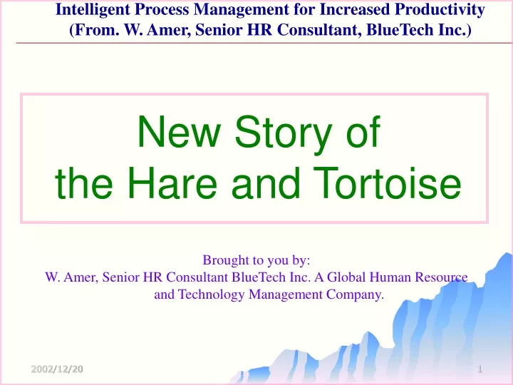 new story of the hare and tortoise