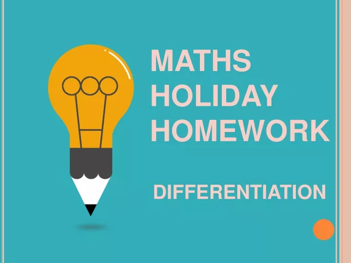 holiday homework class 5 maths