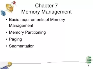 Chapter 7 Memory Management