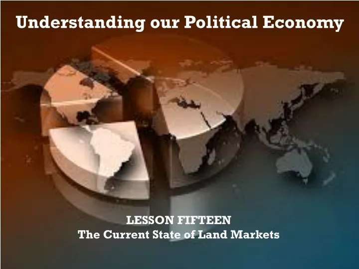understanding our political economy