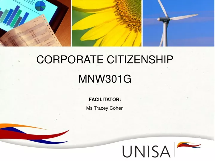 corporate citizenship mnw301g facilitator