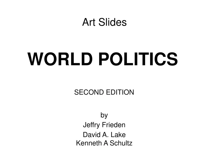 art slides