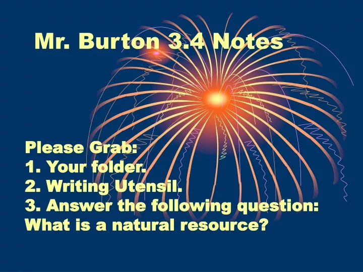 mr burton 3 4 notes