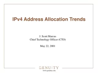 IPv4 Address Allocation Trends