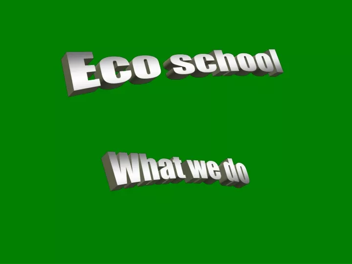 eco school