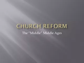Church Reform