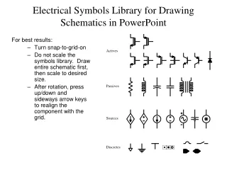 Electrical Symbols Library for Drawing Schematics in PowerPoint