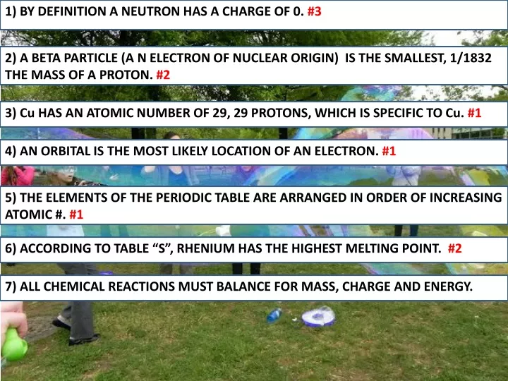 1 by definition a neutron has a charge of 0 3