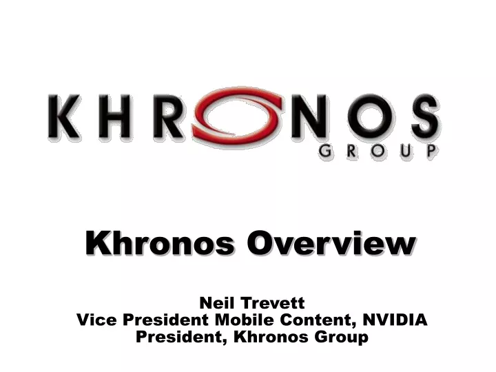 khronos overview