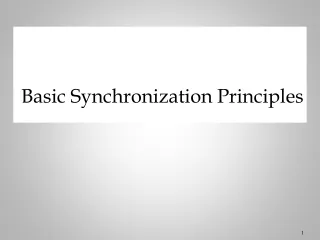 Basic Synchronization Principles