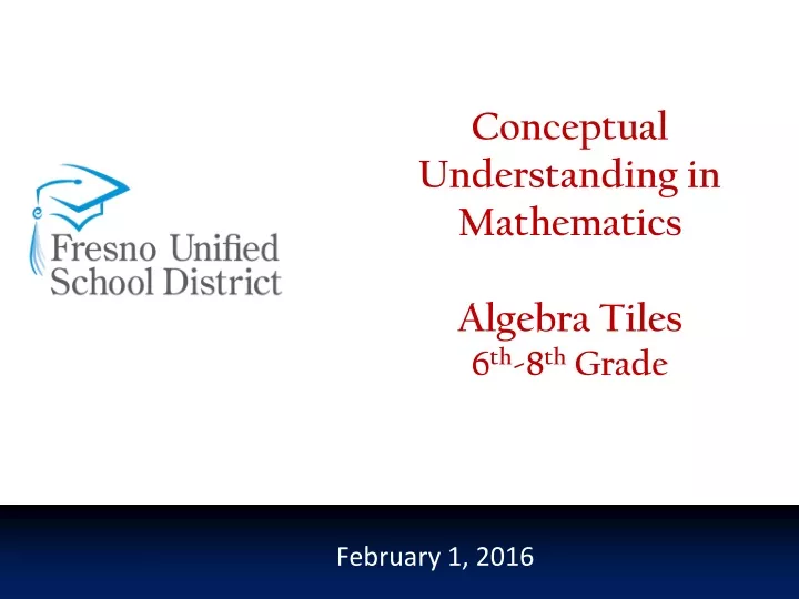 conceptual understanding in mathematics algebra tiles 6 th 8 th grade