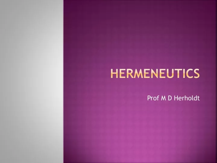 hermeneutics