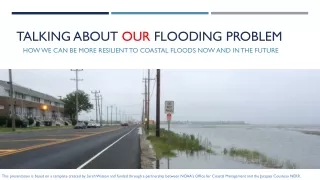 Talking about  our  flooding  problem