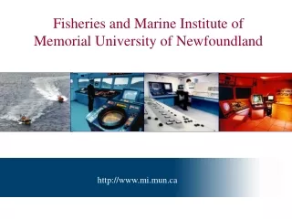 Fisheries and Marine Institute of Memorial University of Newfoundland