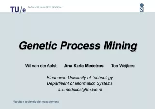 Genetic Process Mining
