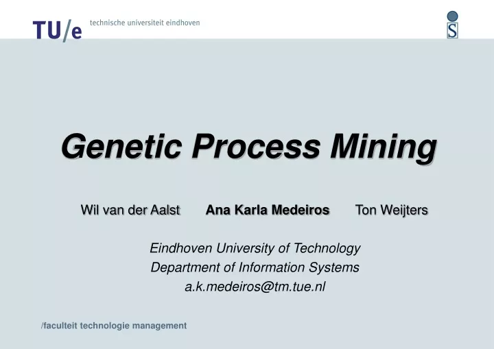 genetic process mining