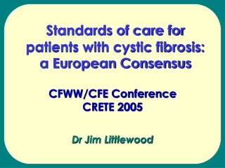 CFWW/CFE Conference CRETE 2005