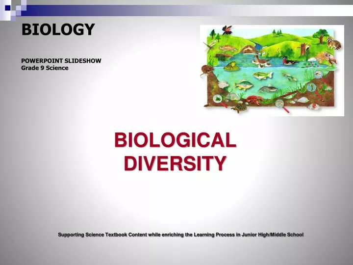 biology powerpoint slideshow grade 9 science