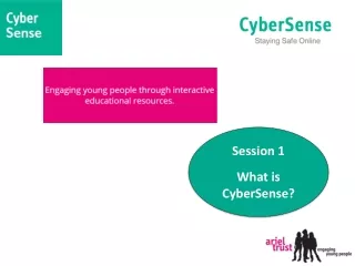 Session 1 What is  CyberSense ?