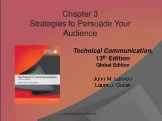 Chapter  3 Strategies to Persuade Your  Audience