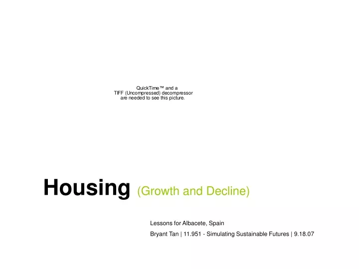 housing growth and decline
