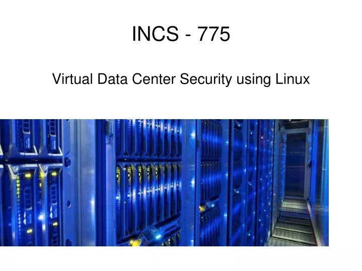 virtual data center security using linux