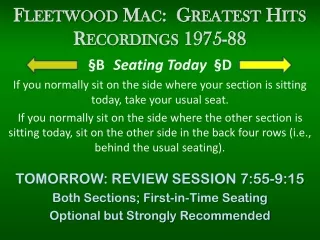 Fleetwood Mac:  Greatest Hits Recordings 1975-88
