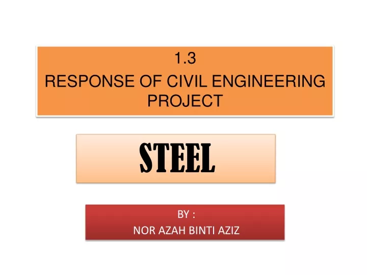 r1 3 resp1 3 response of civil engioneeonse of civil engineering project