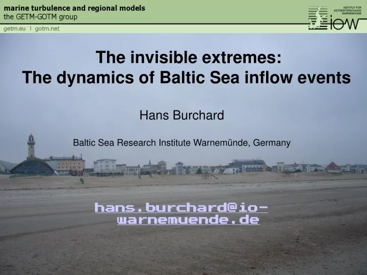 the invisible extremes the dynamics of baltic