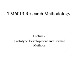 TM6013 Research Methodology