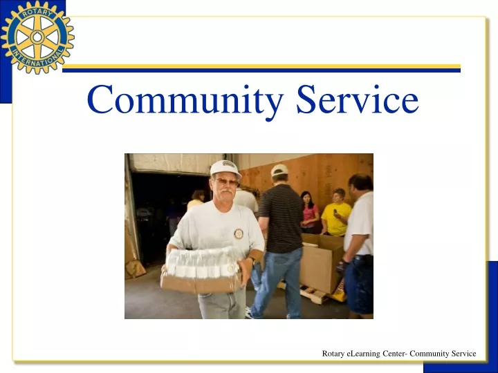 community service