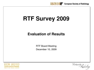 RTF Survey 2009