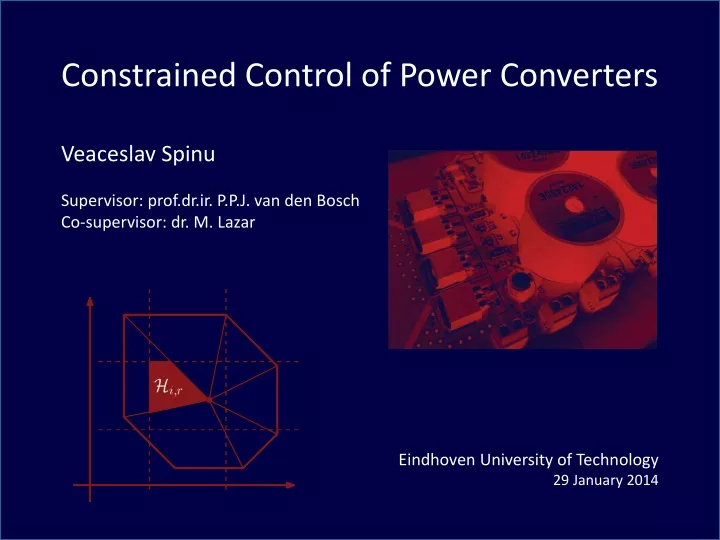 constrained control of power converters veaceslav