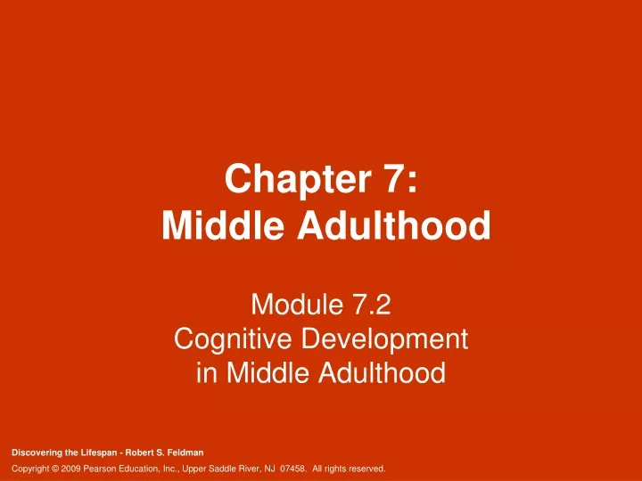 chapter 7 middle adulthood