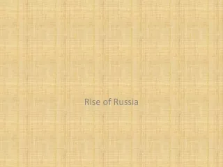 Rise of Russia