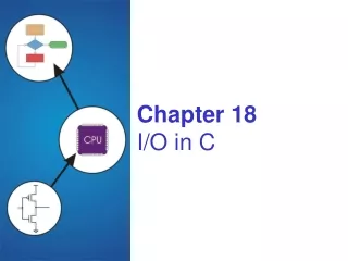 Chapter 18 I/O in C
