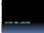 Suture and Ligature - slide 1
