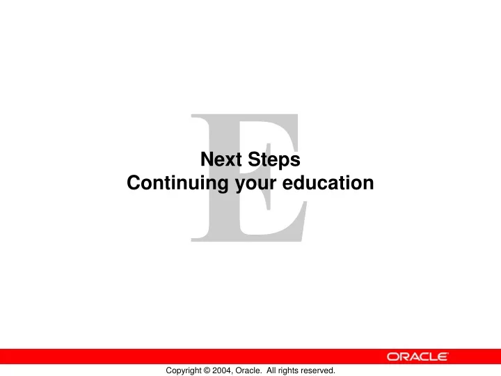 next steps continuing your education
