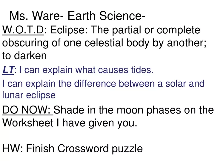w o t d eclipse the partial or complete obscuring of one celestial body by another to darken