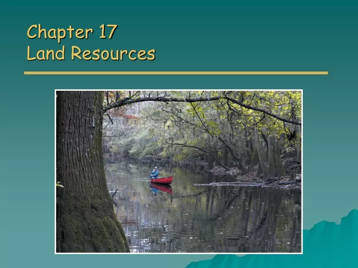 chapter 17 land resources