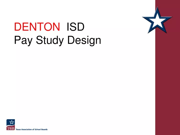denton isd pay study design