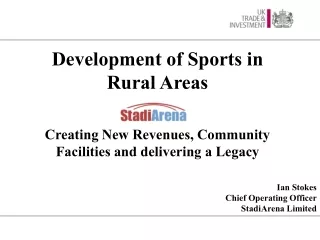 Development of Sports in Rural Areas