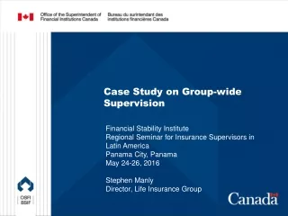 Case Study on Group-wide Supervision